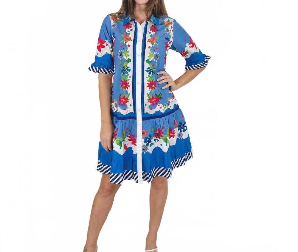 NEW ISLAPAYAL lisbon mini dress in passion flower
